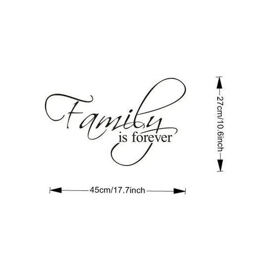 Living Room Bedroom letter decals Wall Decoration Stickers - Velora