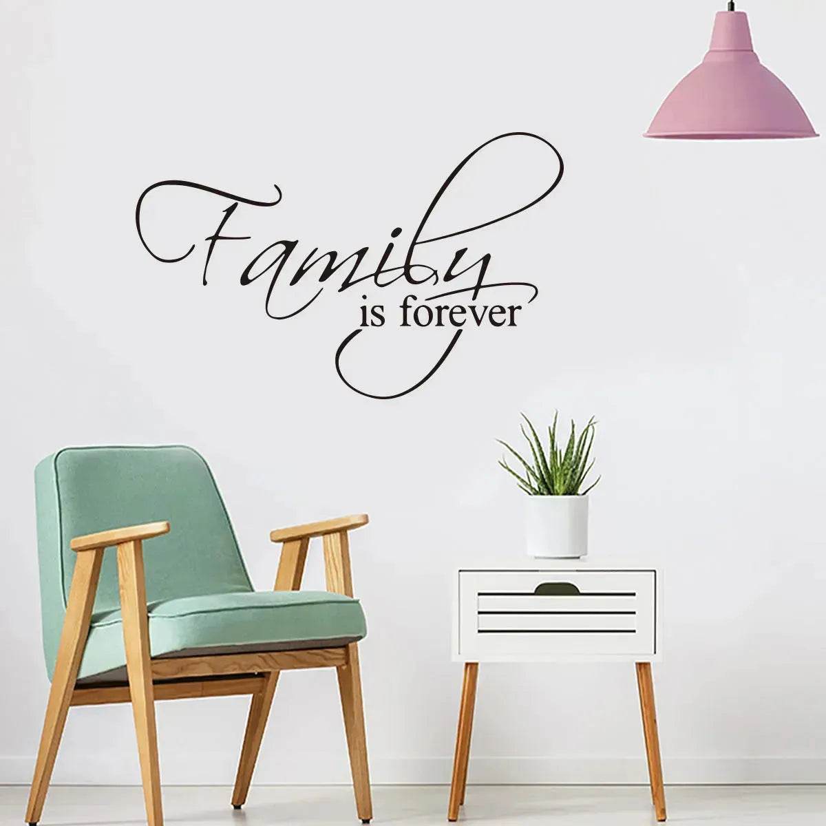 Living Room Bedroom letter decals Wall Decoration Stickers - Velora