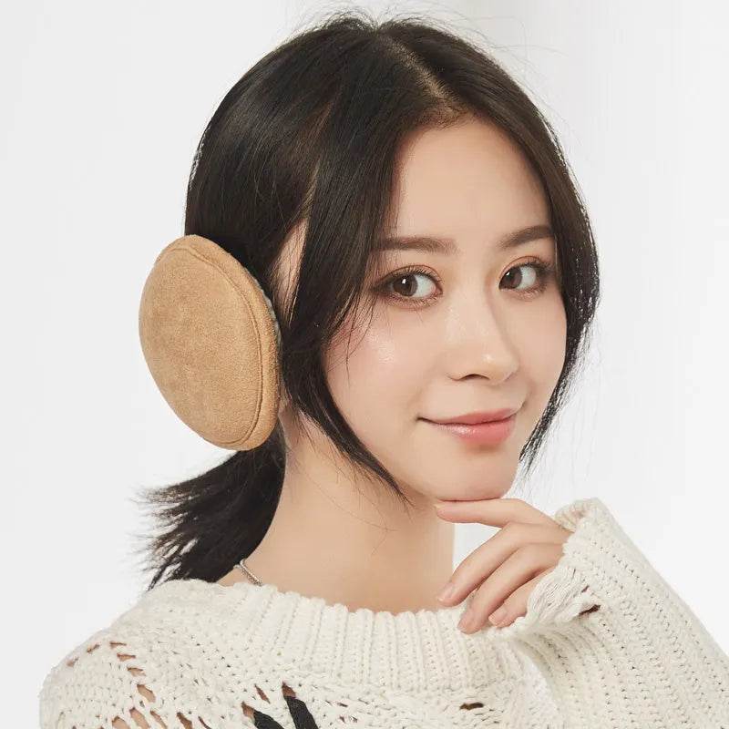 Suede Earmuffs Plush Earmuffs - Velora