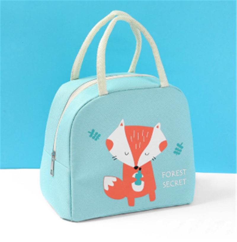 Girls Oxford Cloth Insulated Cartoon Lunch Bag for kids - Velora