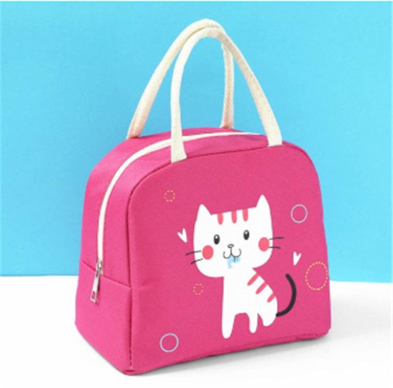 Girls Oxford Cloth Insulated Cartoon Lunch Bag for kids - Velora