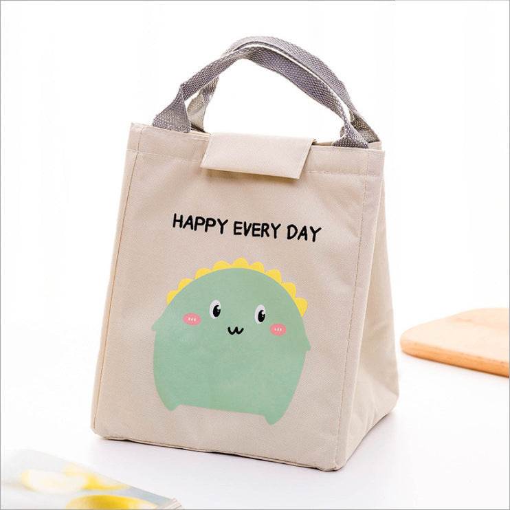 Kids Cartoon Canvas Lunch Bag - Velora