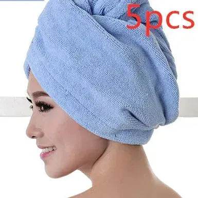 Women's Microfiber Hair Dryer Cap Absorbent Hair Towel. - Velora