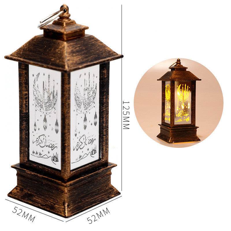 New Plastic LED Wind Lantern Eid Mubarak Gift - Velora