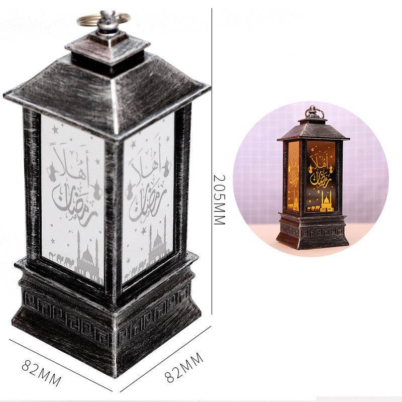 New Plastic LED Wind Lantern Eid Mubarak Gift - Velora