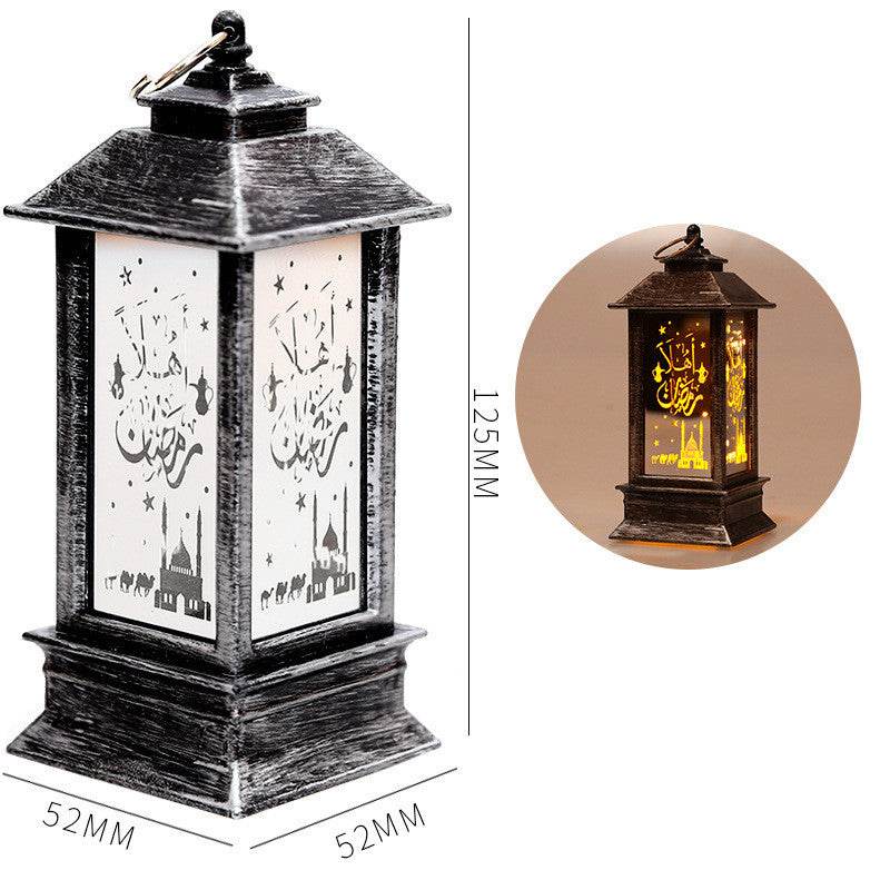 New Plastic LED Wind Lantern Eid Mubarak Gift - Velora