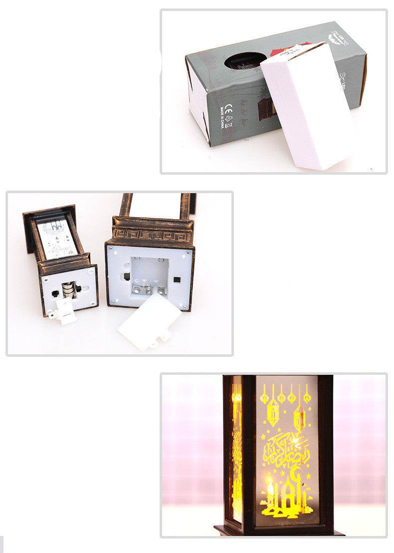 New Plastic LED Wind Lantern Eid Mubarak Gift - Velora