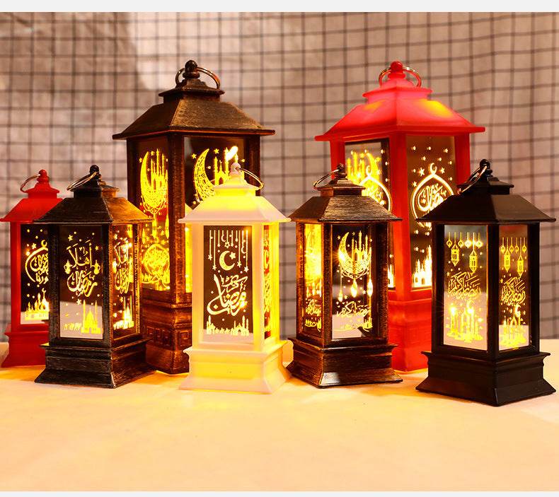 New Plastic LED Wind Lantern Eid Mubarak Gift - Velora