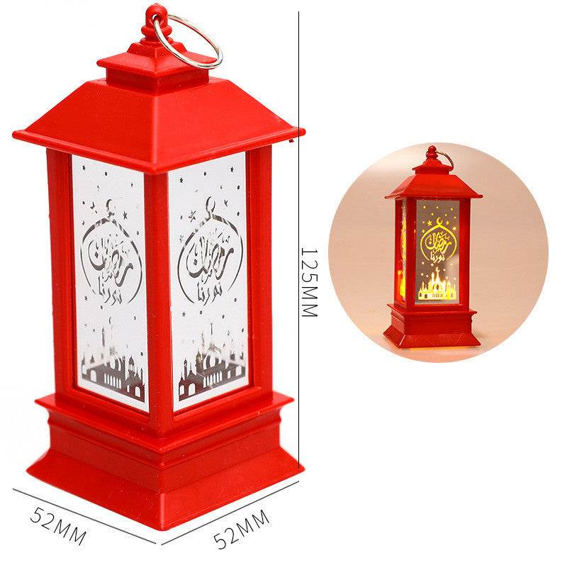 New Plastic LED Wind Lantern Eid Mubarak Gift - Velora