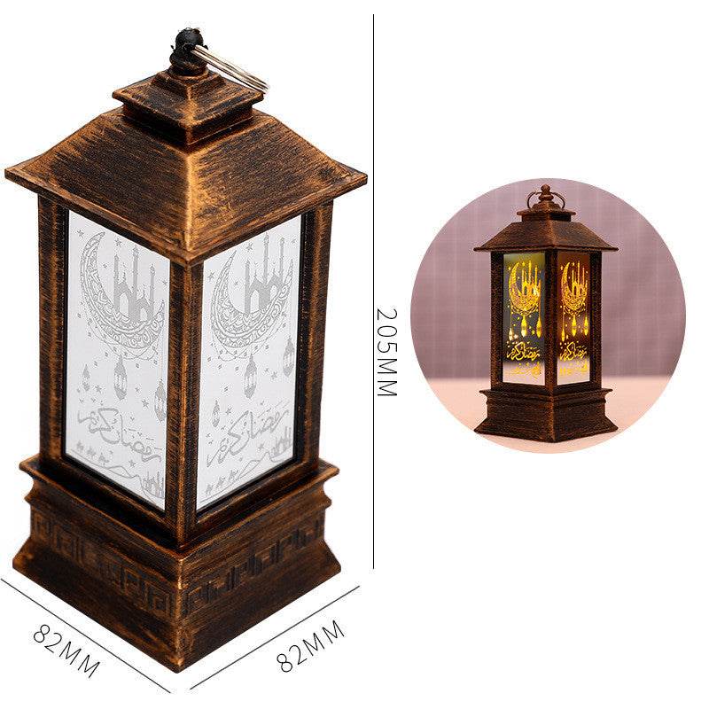 New Plastic LED Wind Lantern Eid Mubarak Gift - Velora