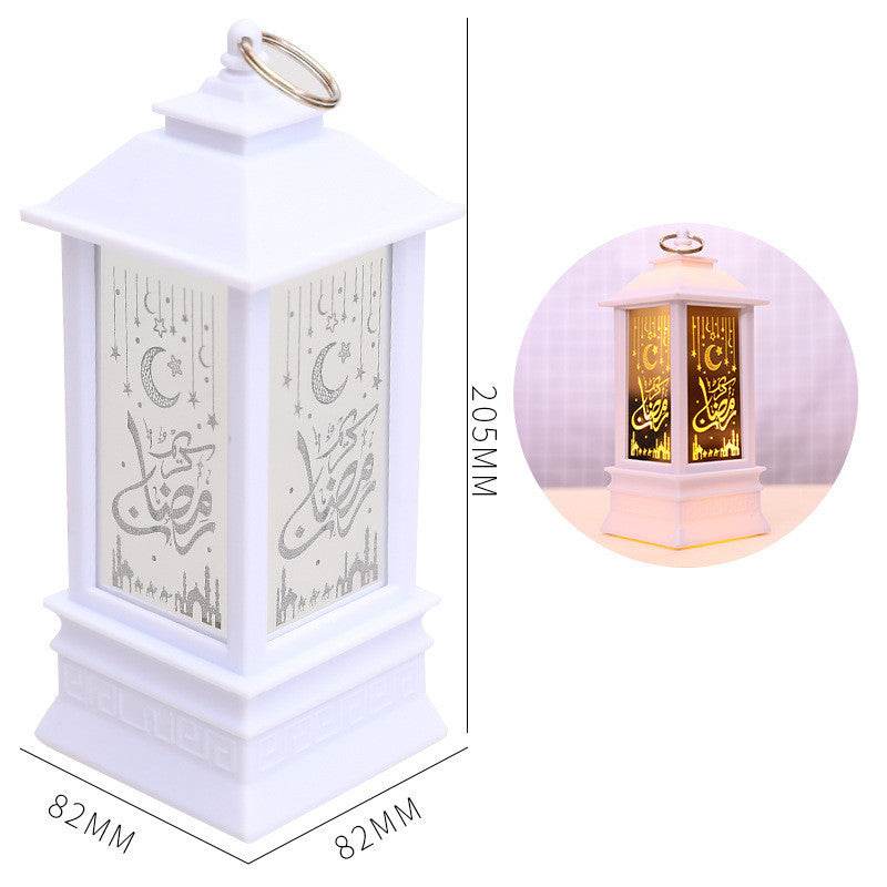 New Plastic LED Wind Lantern Eid Mubarak Gift - Velora
