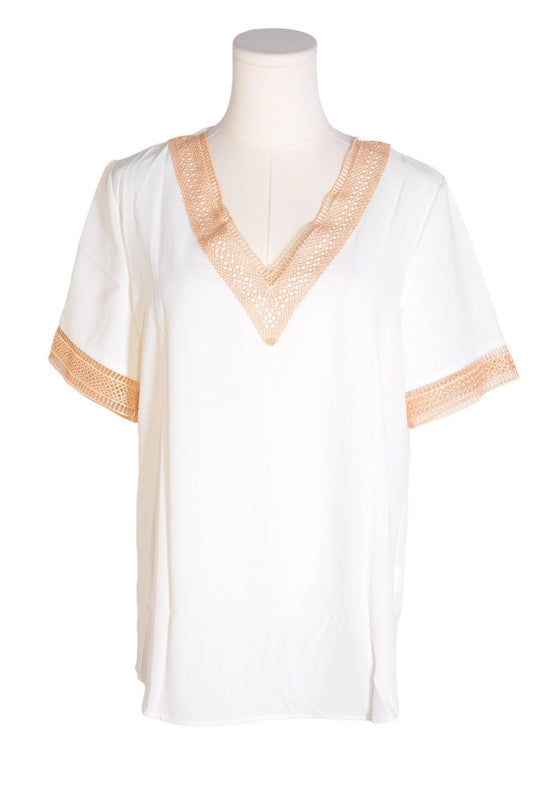 UNBRANDED Women Blouses Regular fit in White - S - Velora