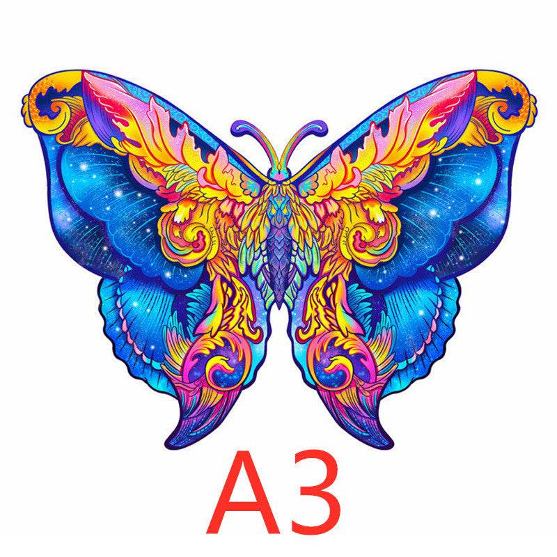 Animal Shaped Wooden Puzzle Play Toy for Kids 14 years above - Velora