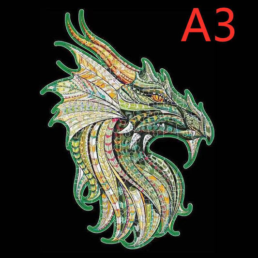 Animal Shaped Wooden Puzzle Play Toy for Kids 14 years above - Velora