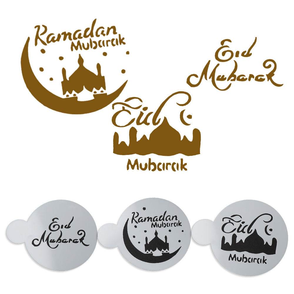 Eid Mubarak Festival Ramadan Cake Decoration Spray Flower Mould - Velora