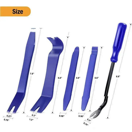 Car Audio Trimming And Disassembly Tool Kit, Anti-Scratch, Suitable For Door Panels And Audio Dashboards - Velora