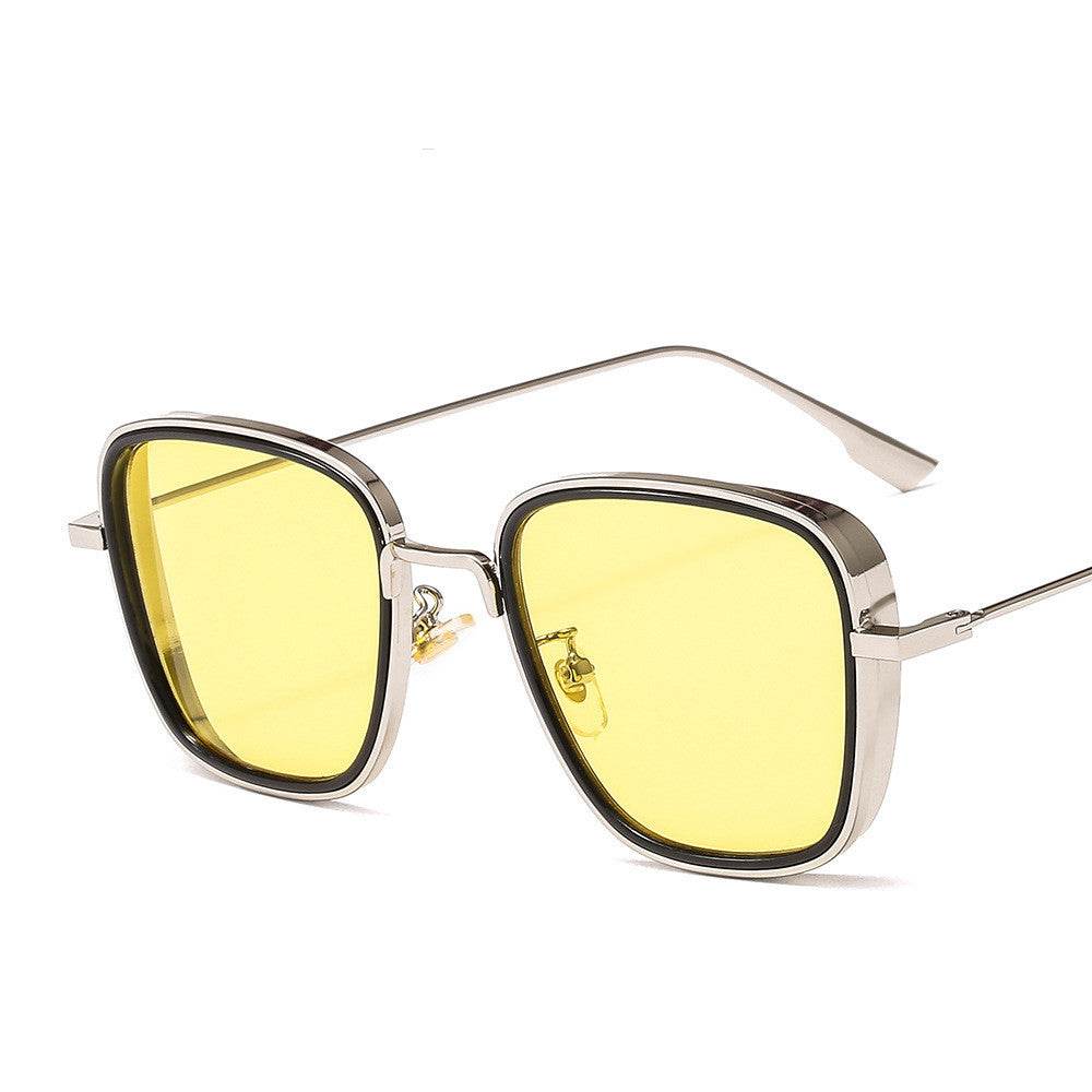 India Explosive Kabir Singh Kabirsingh Same Paragraph Square Punk Sunglasses Metal Sunglasses 2508 - Velora