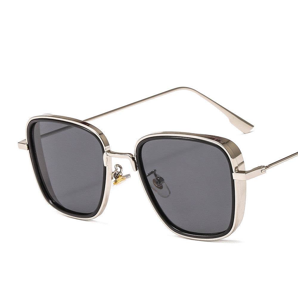 India Explosive Kabir Singh Kabirsingh Same Paragraph Square Punk Sunglasses Metal Sunglasses 2508 - Velora
