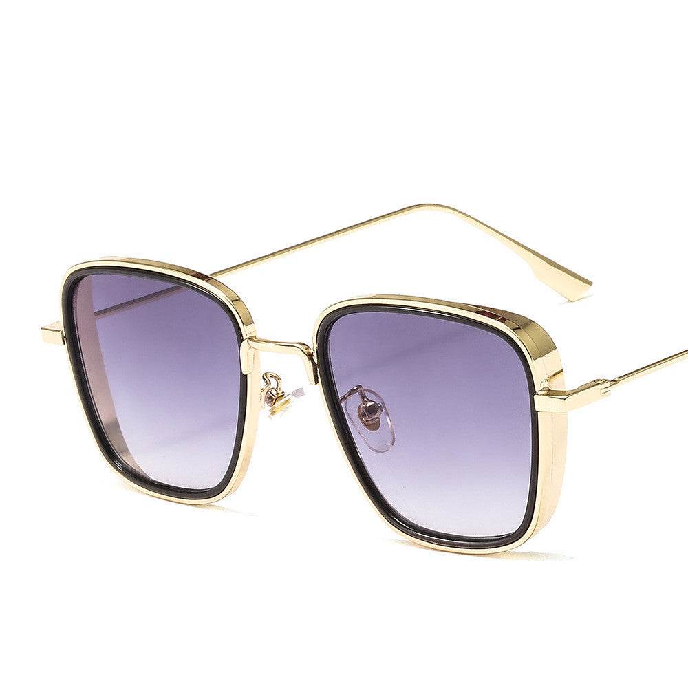India Explosive Kabir Singh Kabirsingh Same Paragraph Square Punk Sunglasses Metal Sunglasses 2508 - Velora