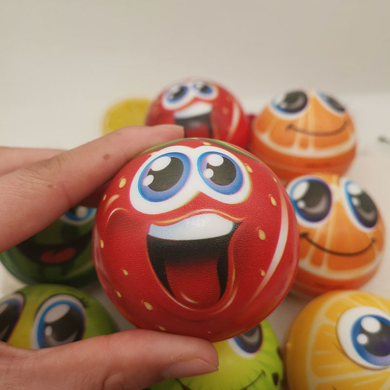 Children's Toy Foam Sponge Ball Solid Bouncy Ball Velora