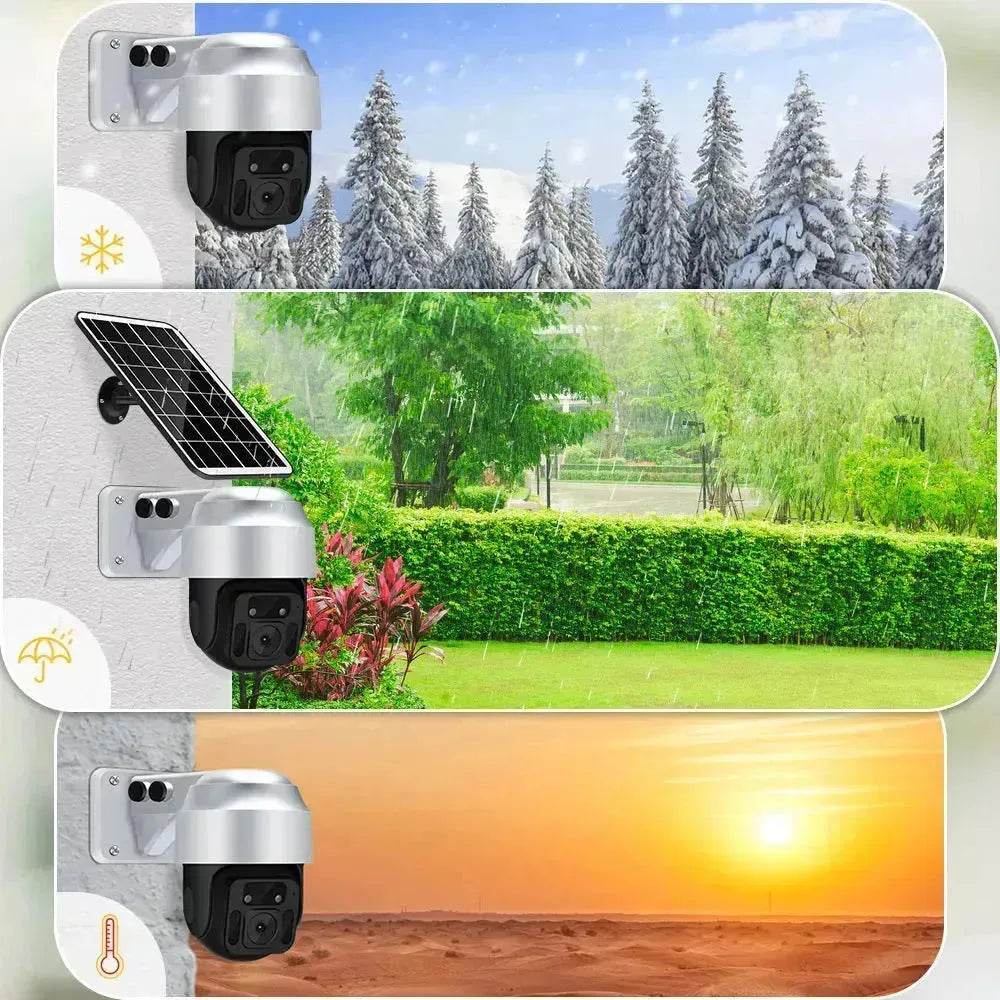 Solar Powered Wireless WiFi Surveillance Camera - Velora