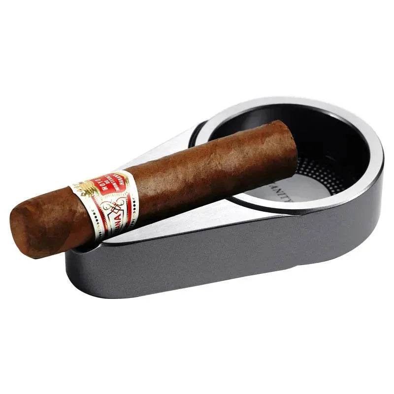 Single Slot Metal Ashtray - Velora