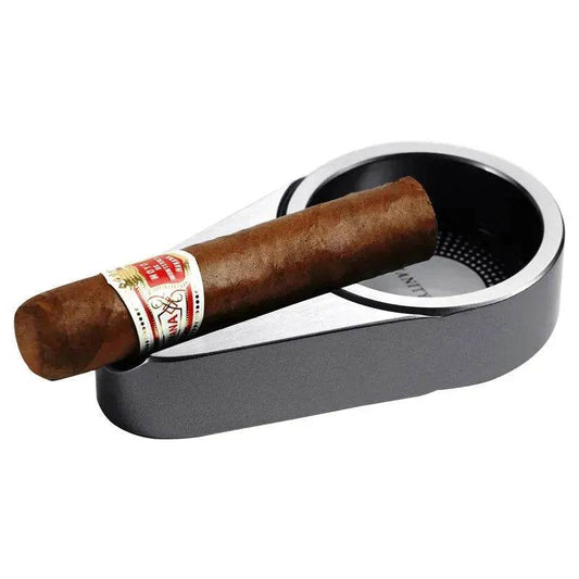 Single Slot Metal Ashtray - Velora