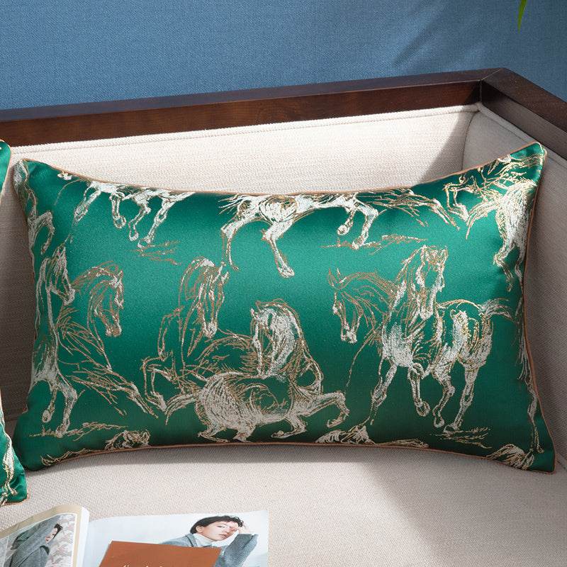 Light Luxury High Precision Jacquard Sofa Cushion Luxury Pillow - Velora