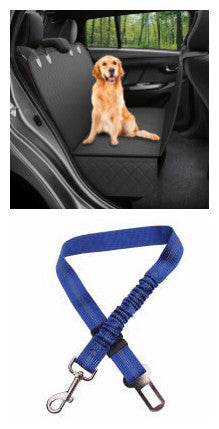 Dog Car Seat Cover View Mesh Pet Carrier Hammock Safety Protector Car Rear Back Seat Mat With Zipper And Pocket For Travel - Velora