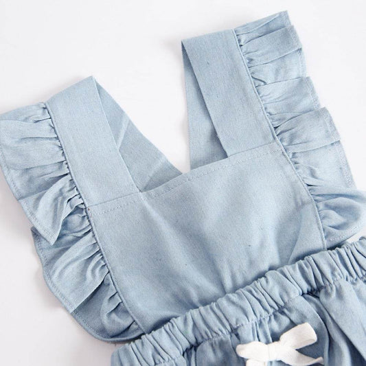 Ins Denim Baby One-piece Bodysuits Baby Romper Spring - Velora