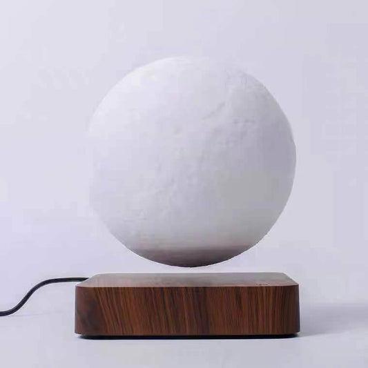 Magnetic Levitation Table Lamp Moon Light 3D Printing Planet Night Light - Velora