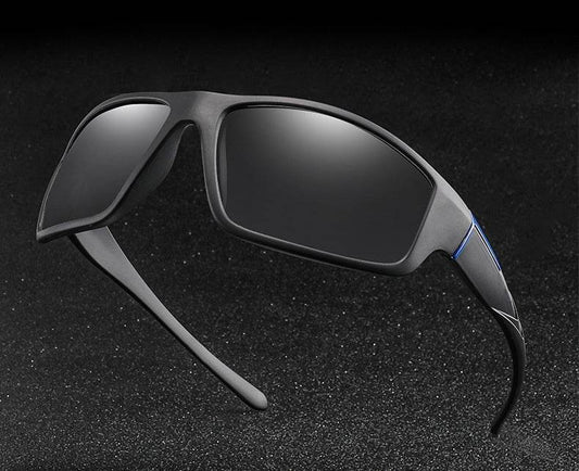 Matte Black Sport Goggles Sun Glasses - Velora