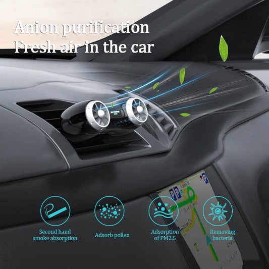 Car Anion Negative Ion Air Purifier Car Interior Supplies - Velora
