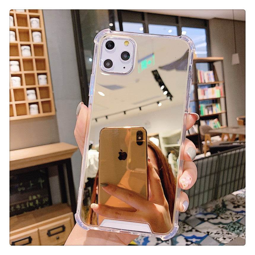 Soft rubber Mirror Phone Case women iphone case - Velora