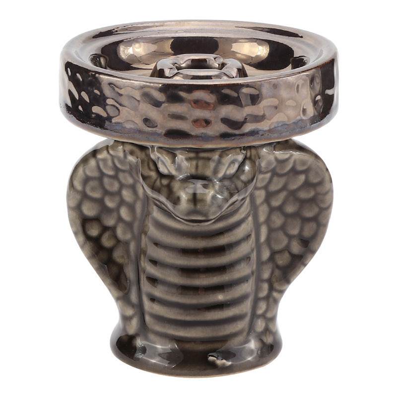 Creative Cobra Shaped Hookah Accessories Individually Packaged Ceramic Pot - Velora