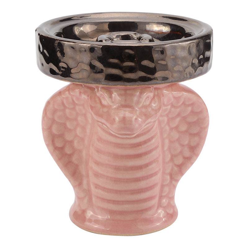 Creative Cobra Shaped Hookah Accessories Individually Packaged Ceramic Pot - Velora