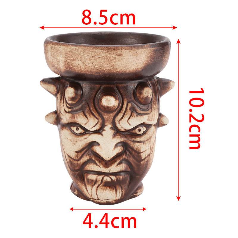 Hookah Accessories Ceramic Pot Single Hole Hookah Ceramic Smoke Bowl - Velora