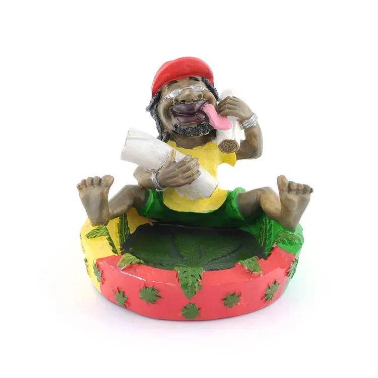 Creative Cartoon Smoking Ashtray Home Decoration - Velora