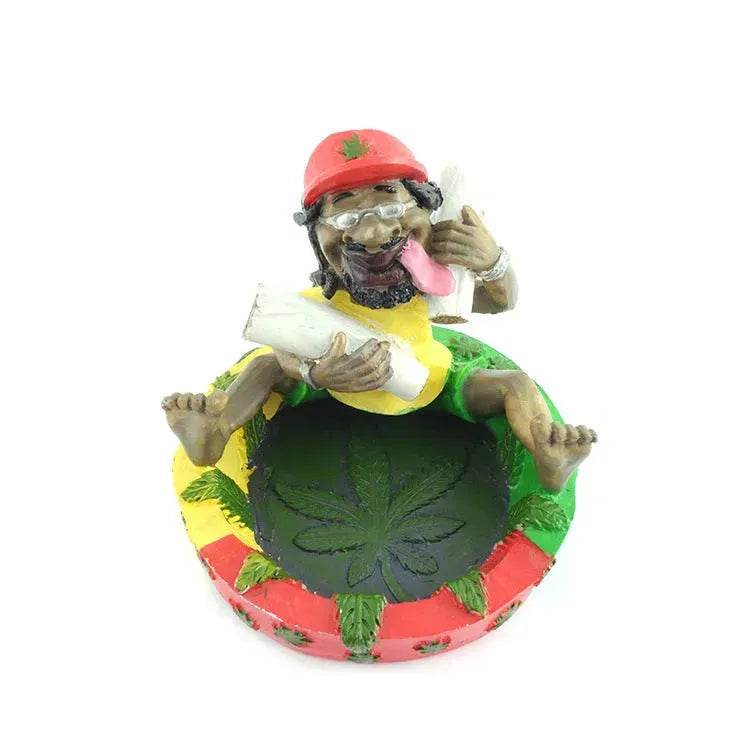 Creative Cartoon Smoking Ashtray Home Decoration - Velora