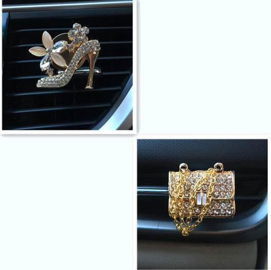 Creative Car Perfume High Heels Car Air Outlet Perfume Clip Car Air Freshener - Velora
