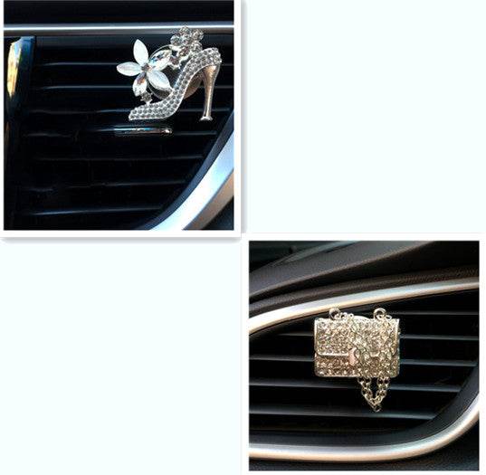 Creative Car Perfume High Heels Car Air Outlet Perfume Clip Car Air Freshener - Velora