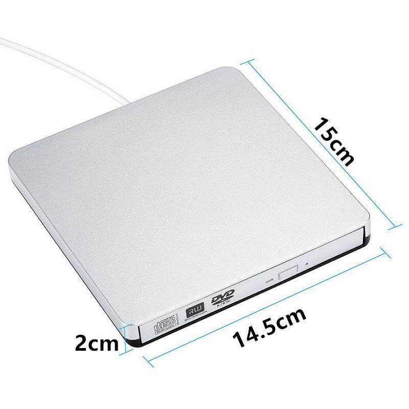 Computer External Mobile External Burning Optical Drive Tray Drive Disc Dvd Burner - Velora