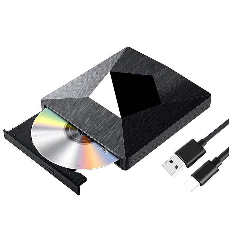 Computer External Mobile External Burning Optical Drive Tray Drive Disc Dvd Burner - Velora