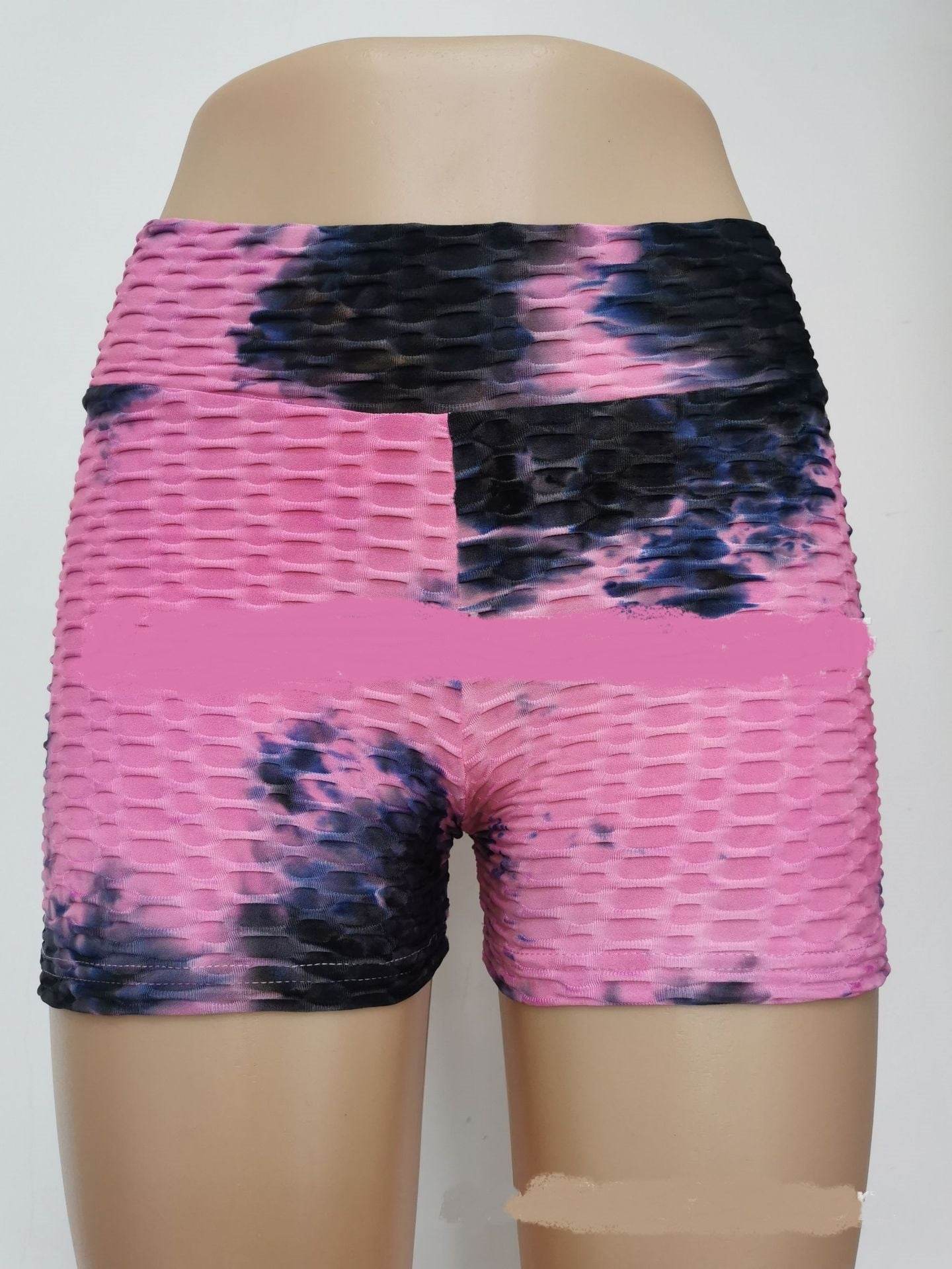 Carrying Ink Flower Slimming Breathable Sports Fitness Yoga Pants - Velora