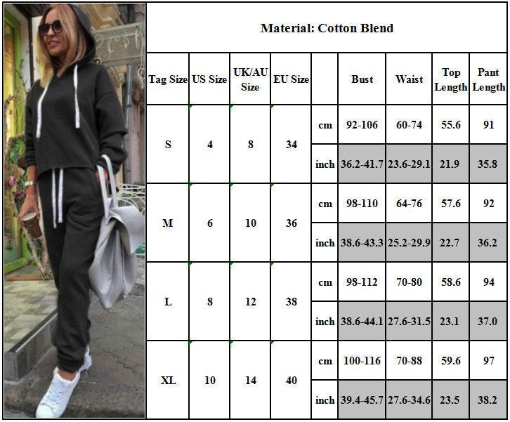 2pcs unisex Drawstring Hoodie Sport suit Athleisure wear - Velora