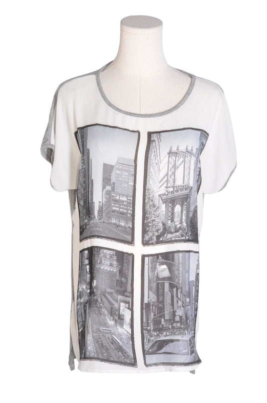 UNBRANDED Women T-Shirts Regular fit in Gray - S - Velora