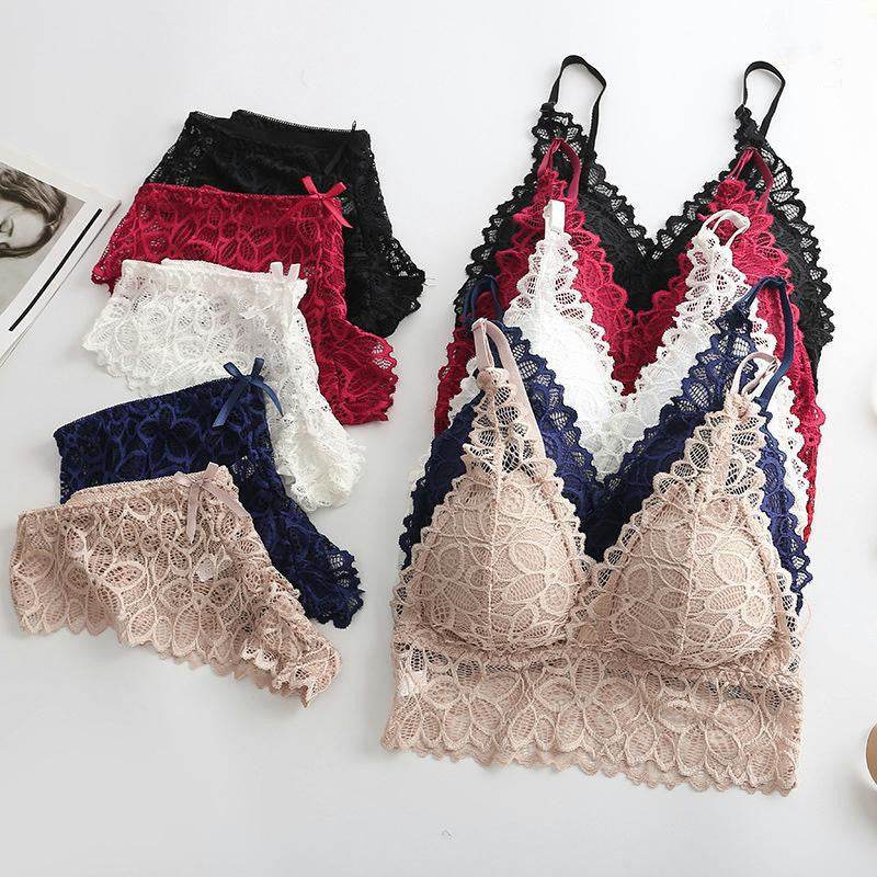 Women Lace Bra Sets Seamless Unde - Velora