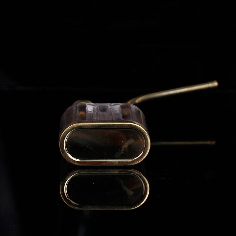 Cool Ye Environmental Health Hookah Portable Mini Water Filter Pipe Men's Simple Old-Fashioned Copper Hookah Direct Sales - Velora