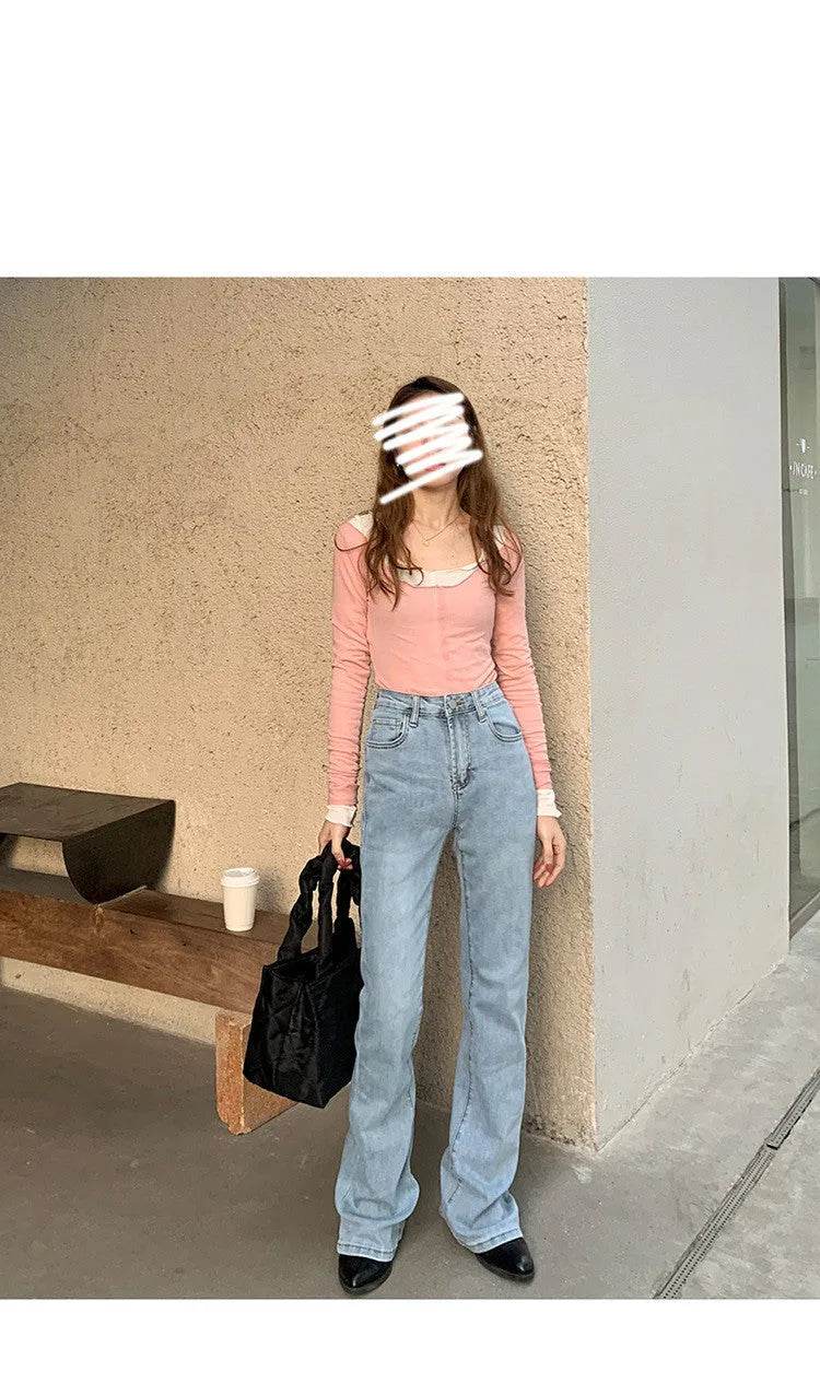 Stretch High Waist Bootcut Women's Jeans - Velora