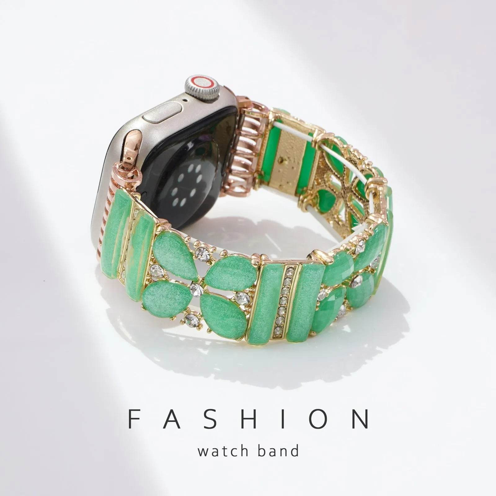 Strap Green Jewelry Watch Band Bracelet women - Velora